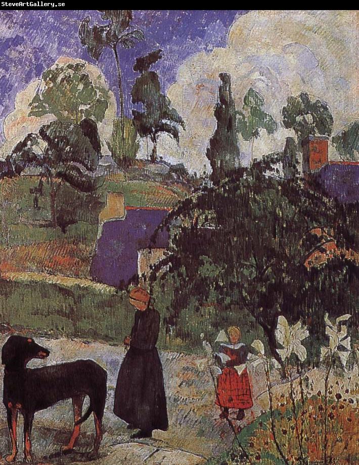 Paul Gauguin There are lily scenery